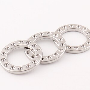 Sliver Gold o-rings,belt buckle strap buckle Adjuster buckle Pin buckle for purse buckle metal buckle Inlaid 10pcs 13mm