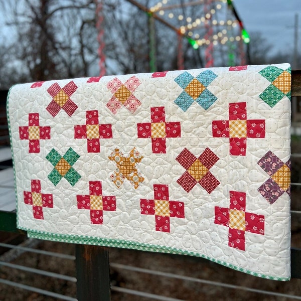 Come to the Garden Quilt Pattern, PDF Instant Digital Download