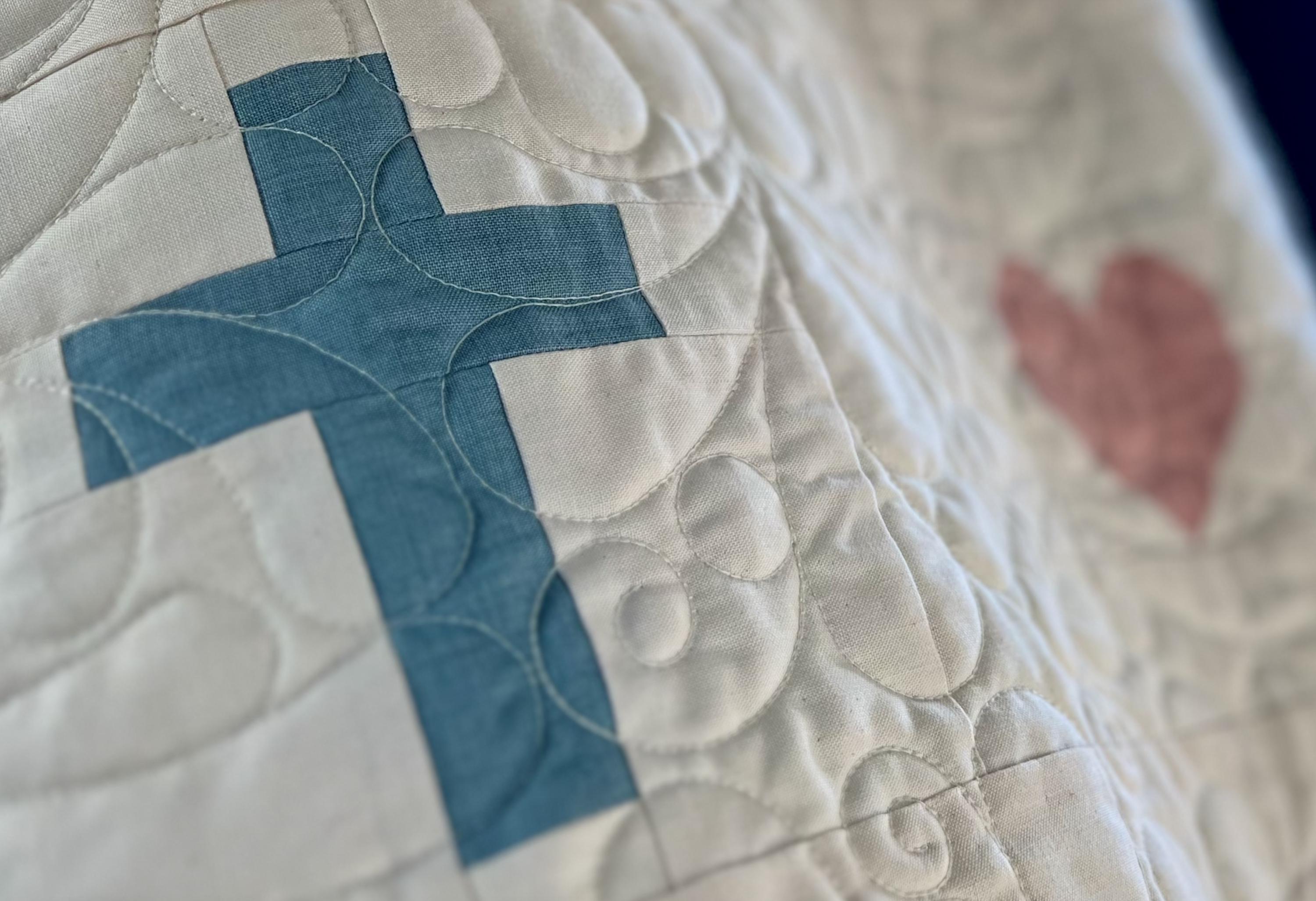 Cross & Heart Quilt Pattern: Simple Faith Design (PDF Download) - Etsy