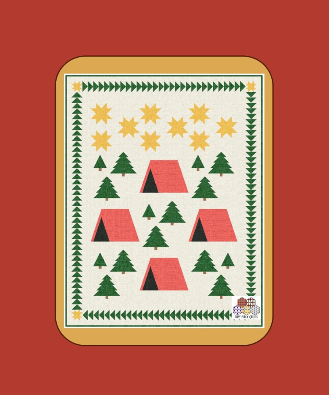 Woodland Camping Adventure Quilt Pattern - Paper Print Version, Mailed ...