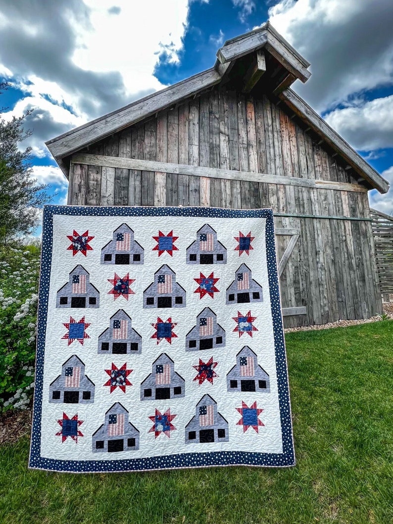 American Heartland Quilt Pattern PDF Instant Download image 1