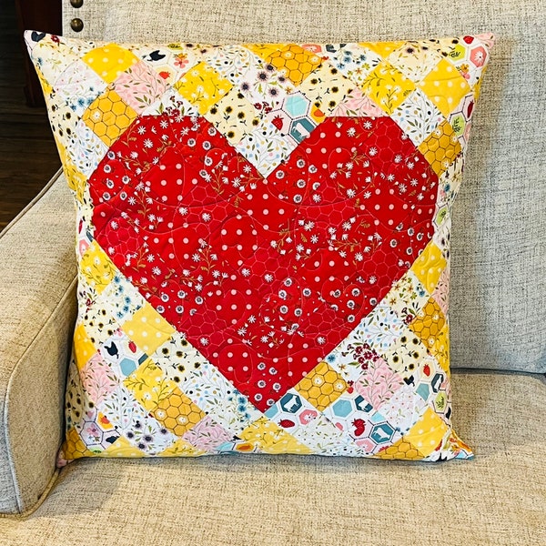 Quilted Pillow Pattern Etsy