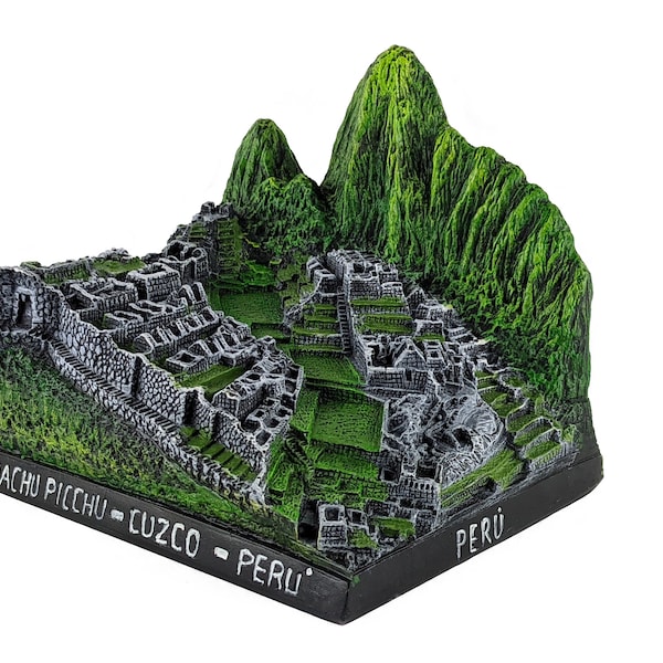 Handmade Machu Picchu Model, Ornament, Decorative Inca City Sculpture, Made In Peru, Diorama, Statue, Collectable, Miniature, Souvenir