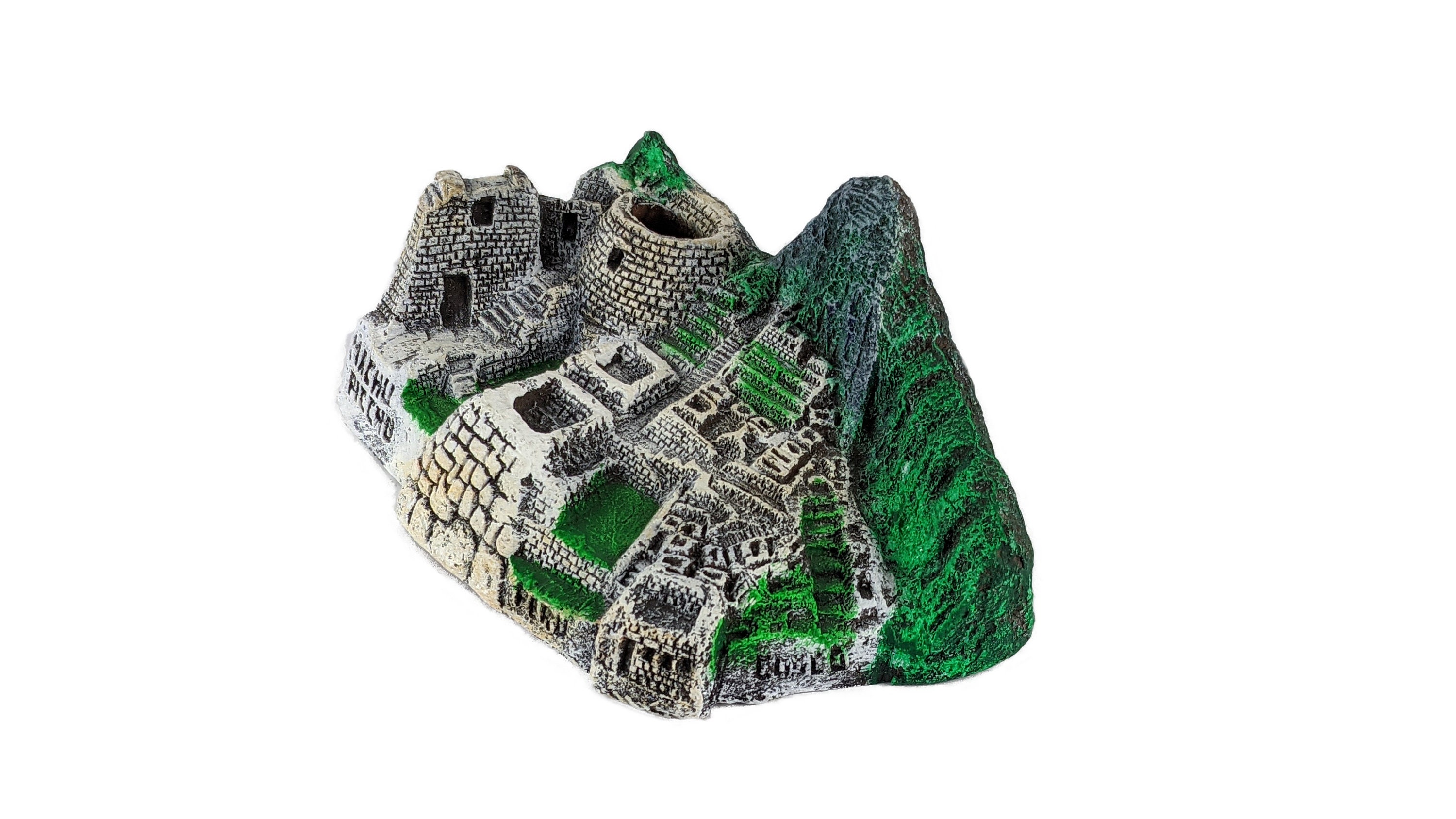 Decorative Machu Picchu Ceramic Ornament, Handmade Sculpture, Made in