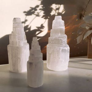 2.5&quot;o 4&quot; Selenite Towers - Limpieza... y Simplemente hermoso!