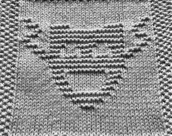 Knitting Pattern for Theatre Mask or Afghan Square