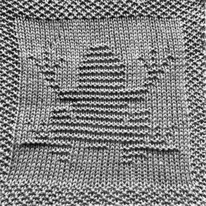 Knitting Pattern for Frog Washcloth or Afghan Square image 6