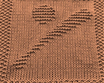 Breipatroon voor honkbalknuppelwashandje of Afghan Square