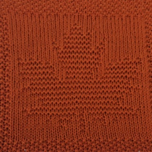 Strickanleitung für Ahornblattwaschlappen oder afghanisches Quadrat