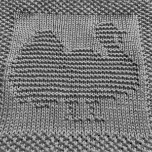 Knitting Pattern for Turkey Washcloth or Afghan Square image 3