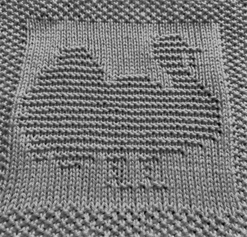Knitting Pattern for Turkey Washcloth or Afghan Square image 3