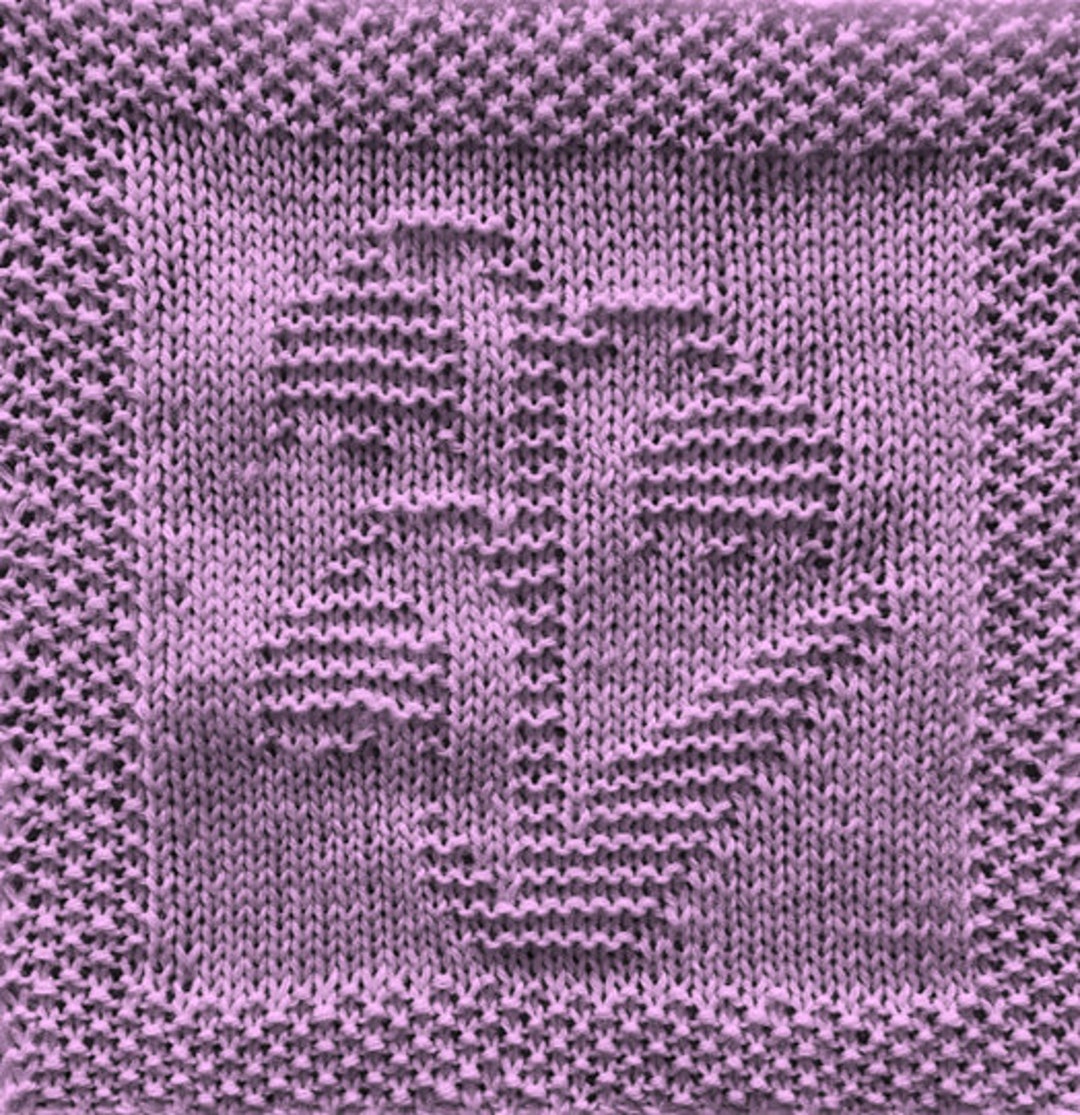 Knitting Pattern for Lily of the Valley Washcloth or Afghan Square - Etsy
