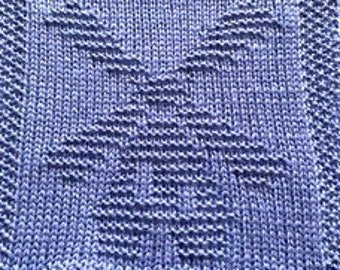 Knitting Pattern for Windmill Washcloth or Afghan Square