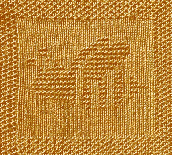 Knitting Pattern for Bee Washcloth or Afghan Square - Etsy