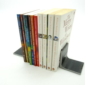 Metal Bookends, Industrial Bookends, Angle Steel Industrial Bookends, Angle Steel Bookends
