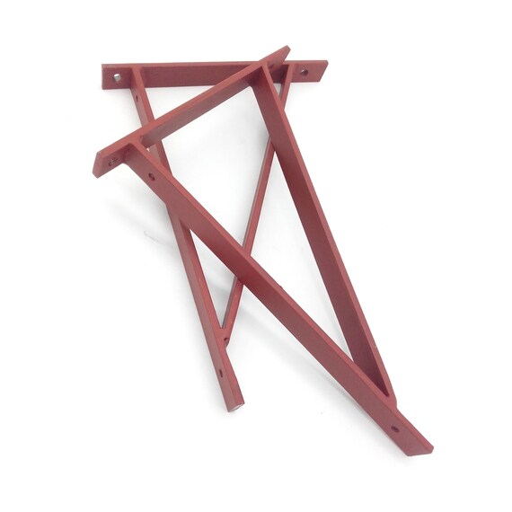Triangle Bracket Pair of Brackets Metal Bracket Bracket Etsy