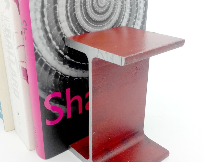 Metal Bookends/ Industrial Decor/ Bookends/ Heavy Duty Bookends/ Metal