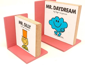 Mr Men Buchcover Artwork Buchstütze