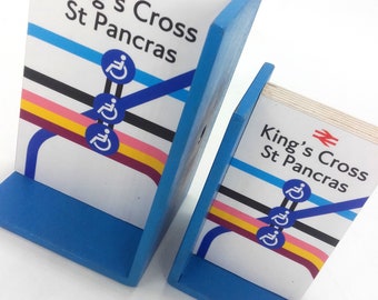 Londoner U-Bahn Map Buchstütze