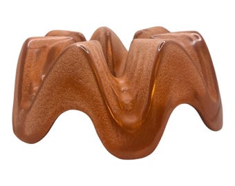 VTG FRANKOMA Prairie Desert Gold Casserole Tea/Coffee Bean Pot Warmer Trivet