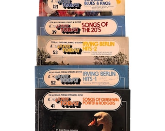 5 E-Z Play Today Music Gershwin Berlin Porter Rodgers Órgano Piano Teclado Guitarra