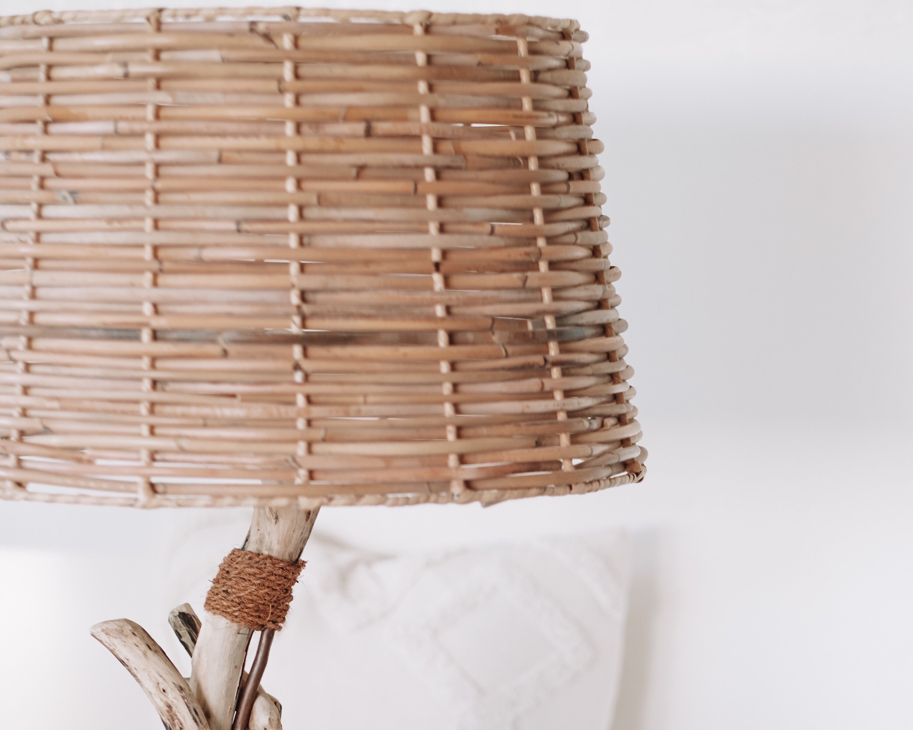 Wicker lamp shade for floor lamp or table lamp Etsy