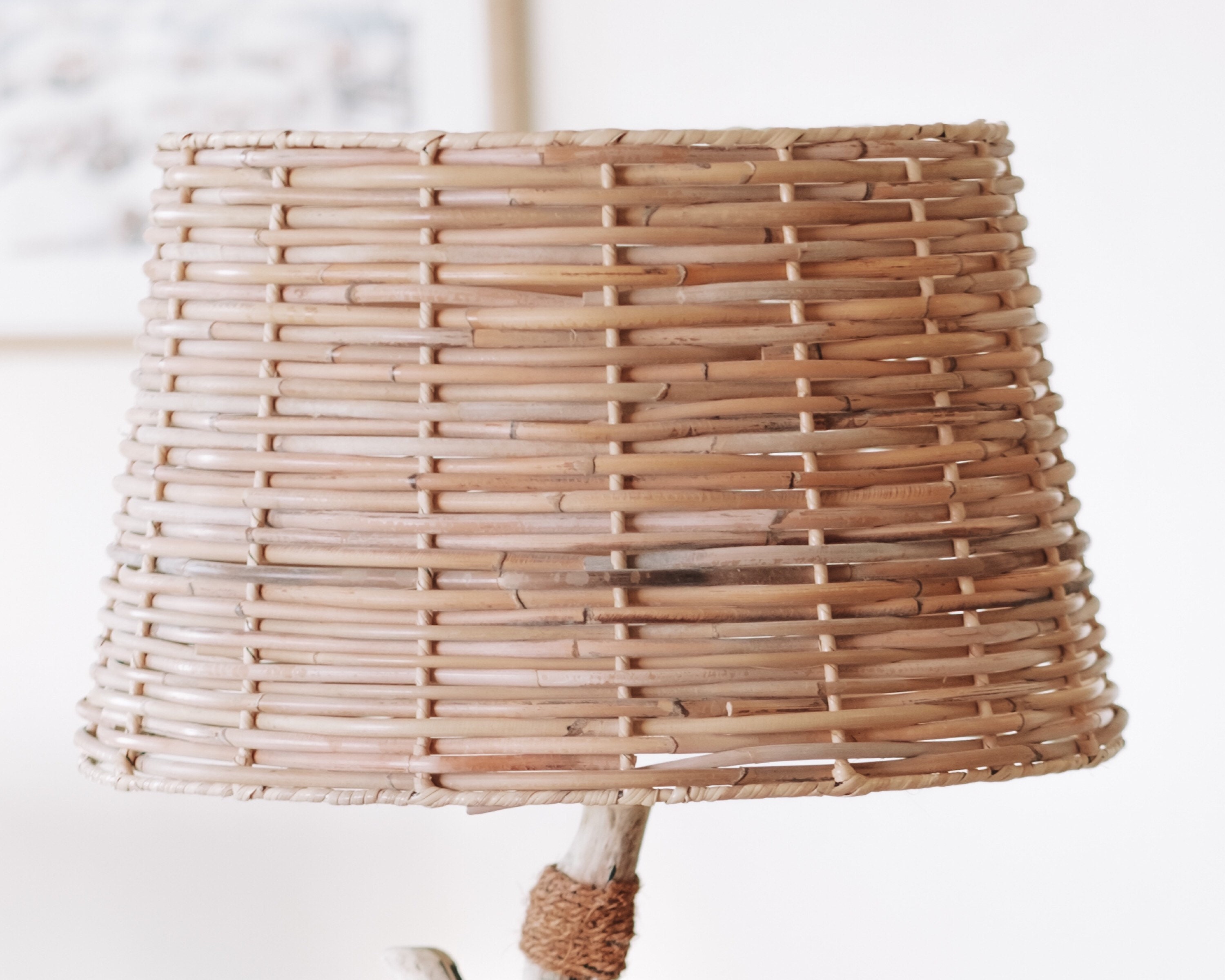 Wicker Lamp Shade for Floor Lamp or Table Lamp Etsy Australia