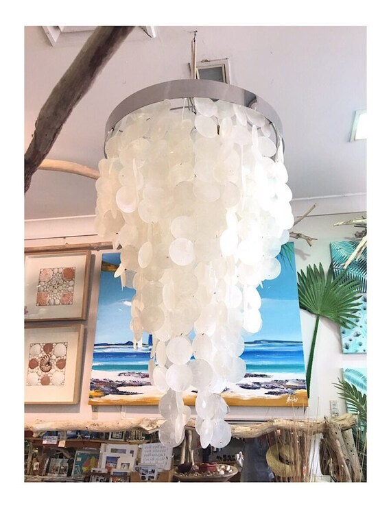 Chandelier Or Capiz Shell Lighting Image 0