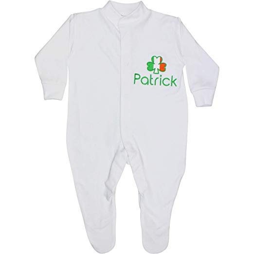 TeddyTs Personalised Digger Baby Sleepsuit