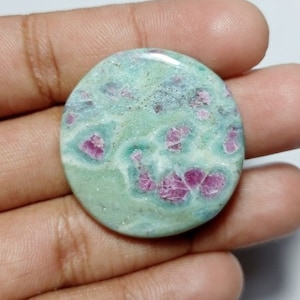 Enastående högsta kvalitet 100% naturlig rubin fuchsit cabochon lös ädelsten för smyckestillverkning 68,75 ct