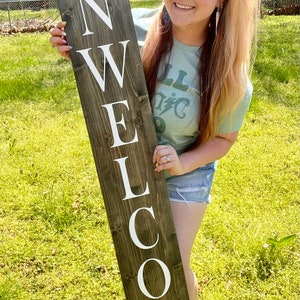 Unwelcome Front Porch Sign - 8x60”  | Front Porch Decor  | Front Porch Home Decor | Home Decor | Wood Signs |