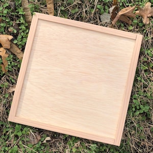 Raw Wood Sign - Framed  | Home Decor | DIY Wood Signs | Wood Signs | Farmhouse Decor | Blank Sign