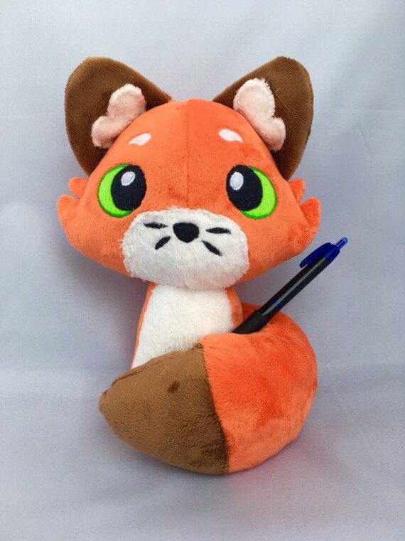 large fox plush