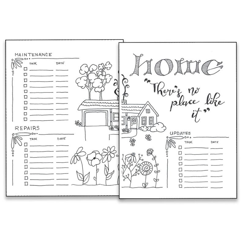 House - Bullet Magazine Printable Webpages photograph relating to Bullet Journal Printable Pages called Property - Bullet Magazine Printable Web pages