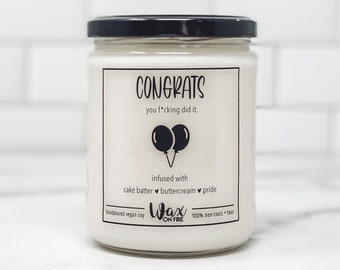 religious best wishes for new job Congrats Congratulations Gift New Job Gift New Home Gift Promotion Gift Funny Candle Funny Candles Best Friend Gifts Coworker Gift
