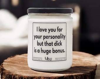 I Love You For Your Personality, Gift For Him, Boyfriend Gifts, Gifts For Men, Gift For Husband, Funny Gifts For Him, Valentines Day Gifts