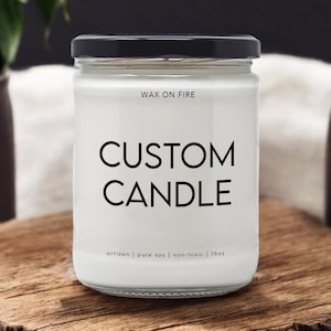 Custom Candle Personalized Candle Customized Candle Custom Candles Personalized Candles Personalized Gift Personalized Gifts Custom Gifts