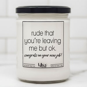Rude That You're Leaving But Ok New Job Gift Coworker Gift Moving Gift New Home Gift Housewarming Gift Promotion Gift for Boss