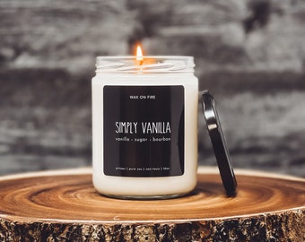 Vanilla Candle Fall Candle Fall Candles Vegan Candle Vegan Candles Homemade Candles Luxury Candles Dessert Candle Gifts for Her