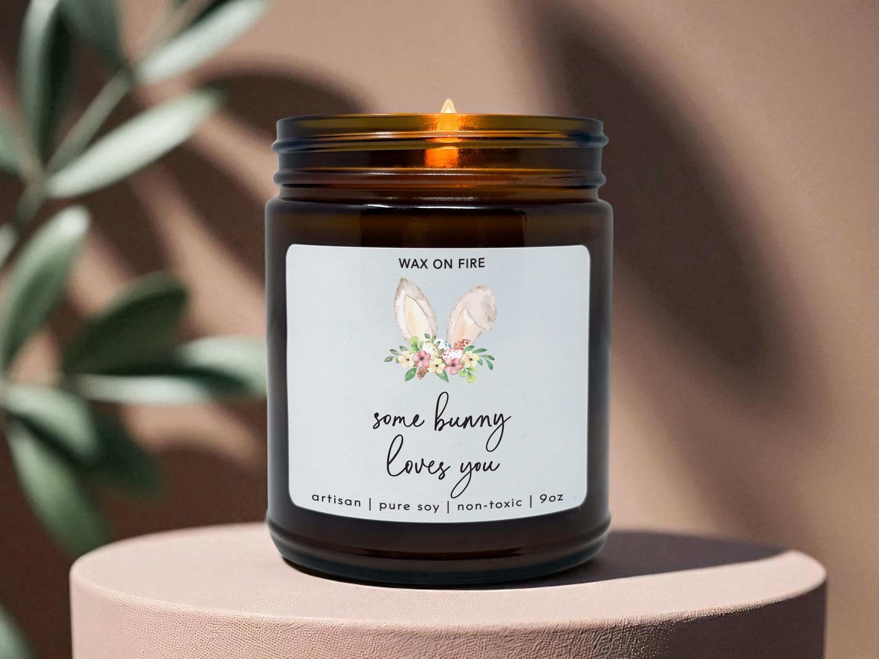 Some Bunny Loves You Happy Easter Gift for Her Easter Gift for Him Cute Easter Gift Easter Candle Best Friend Gifts Soy Candles