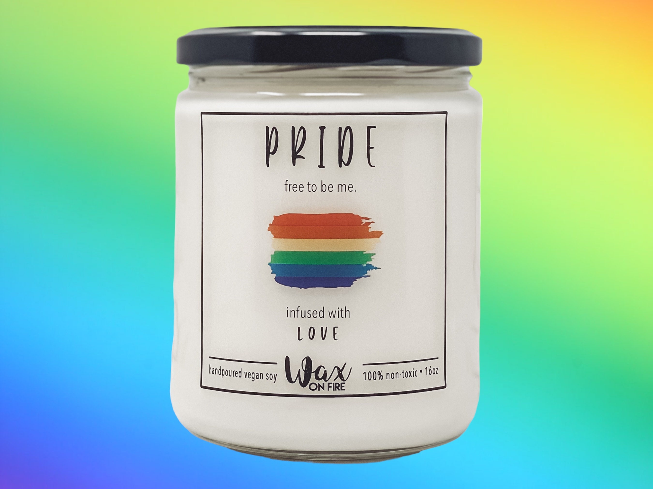 You Sparkle Soy Wax Candle All Natural Soy Wax Pride Month 