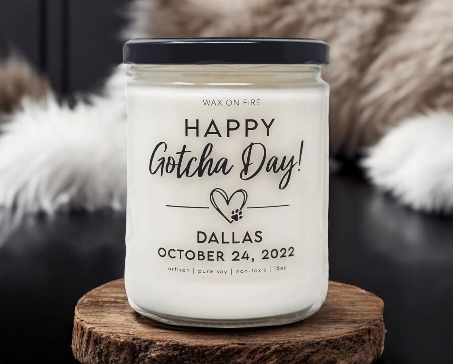 Happy Gotcha Day Pet Adoption Gift Pet Anniversary Gift Pet Adoption Gifts Cat Mom Dog Mom Dog Lover Gift Cat Lover Gift Pet Parents Gift