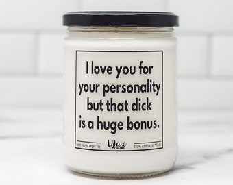 I Love You For Your Personality, Gift For Him, Boyfriend Gifts, Gifts For Men, Gift For Husband, Funny Gifts For Him, Valentines Day Gifts