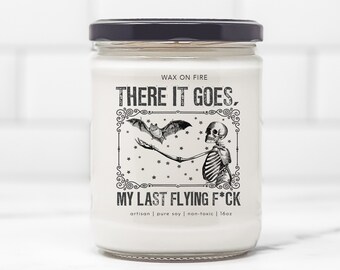 My Last Fuck Candle Funny Candles Happy Halloween Candle Cute Candle Cute Halloween Candles Halloween Gifts Halloween Decor Fall Candles