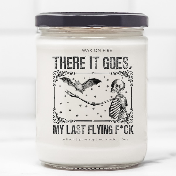 My Last Fuck Candle Funny Candles Happy Halloween Candle Cute Candle Cute Halloween Candles Halloween Gifts Halloween Decor Fall Candles