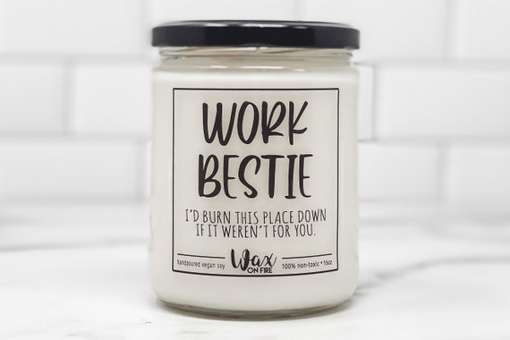 Birthday Gift for Coworker Funny Candle For Coworker Gag Gift Coworker Gift Candle Work Bestie Gift Coworker Goodbye Gift