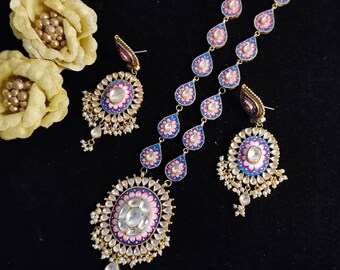 Meenakari Pendant - Etsy