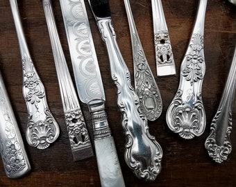Vintage Props food photo silverware spoon serving utensil dining spoons silver food photography rustic silver plated patina flatware antique