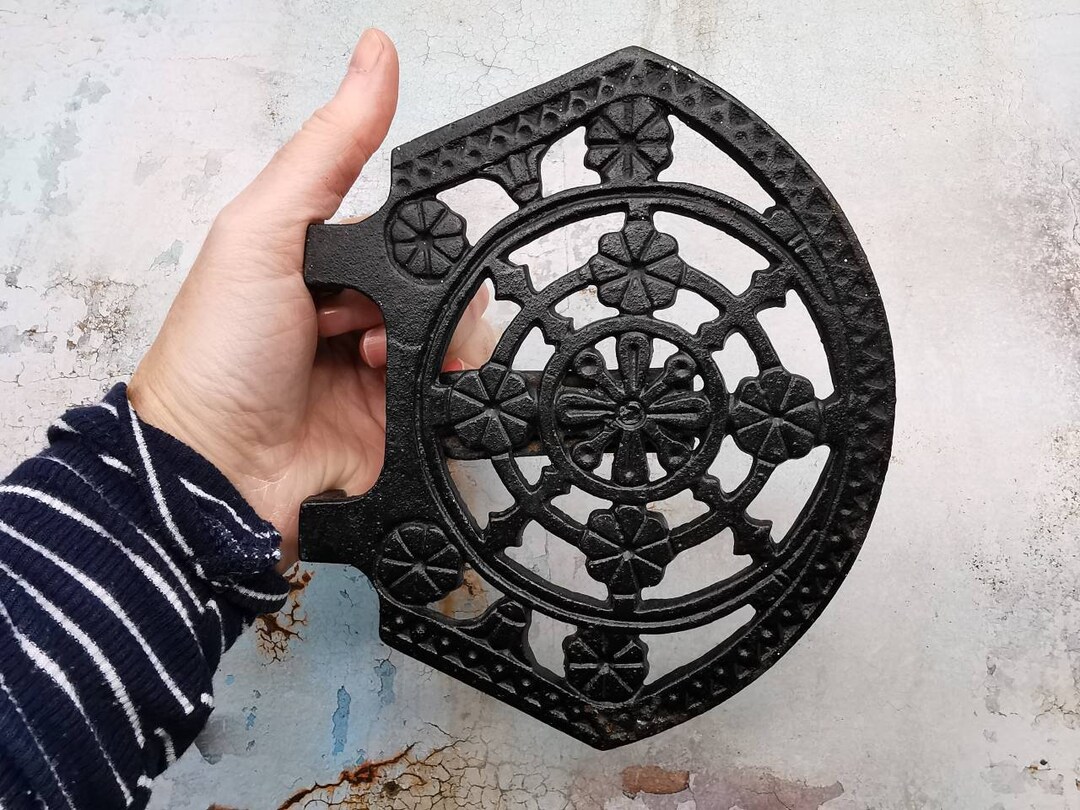 Antique Trivet, Adjustable Range Trivet, Fireside Trivet, Aga Stove