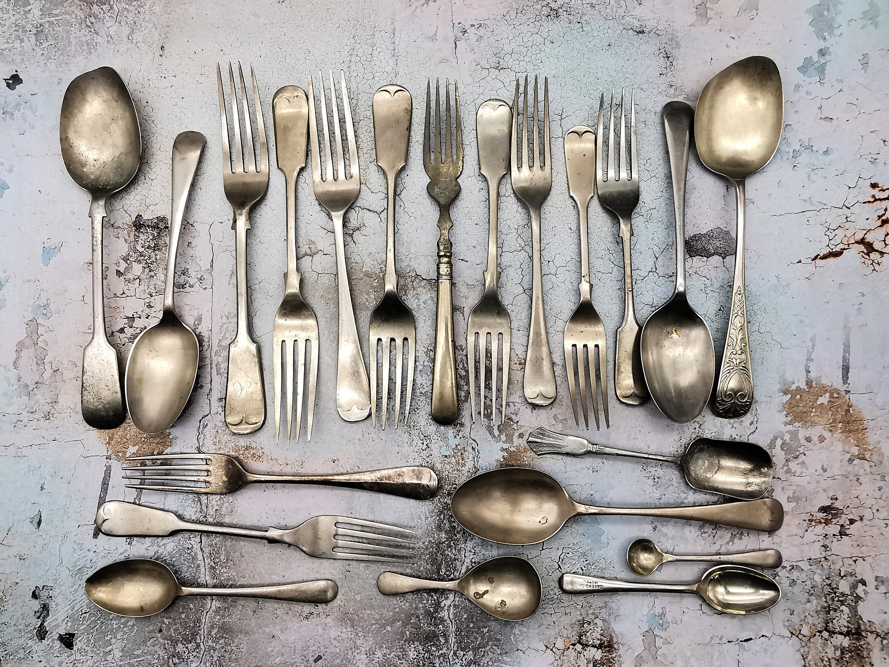 Food Photography Props, Cheap Vintage Silver Plated British Cutlery, Flatlay Instagram, Food Photo Props, Wabi Sabi, Craft
